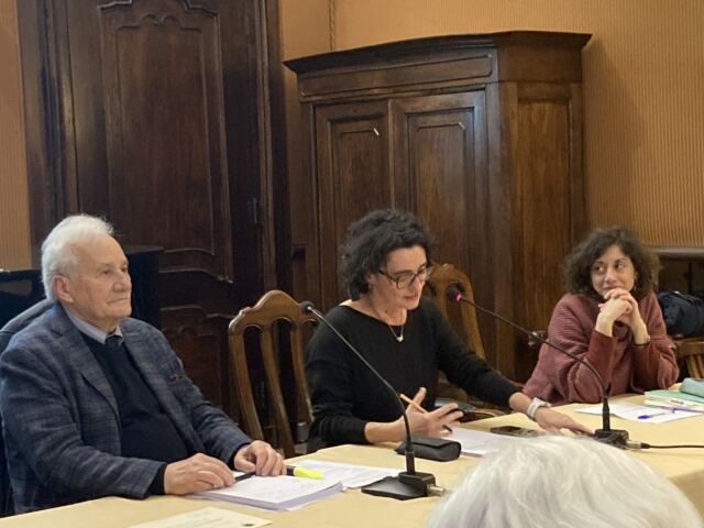 Premio Cossa 2023 sala della premiazione